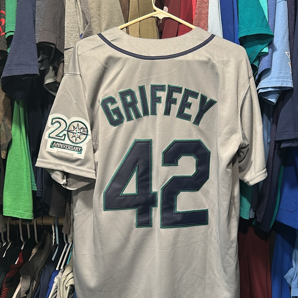 Ken Griffey Jr Jersey Seattle Mariners 1997 Jackie Robinson Edition - Picture 2 of 2